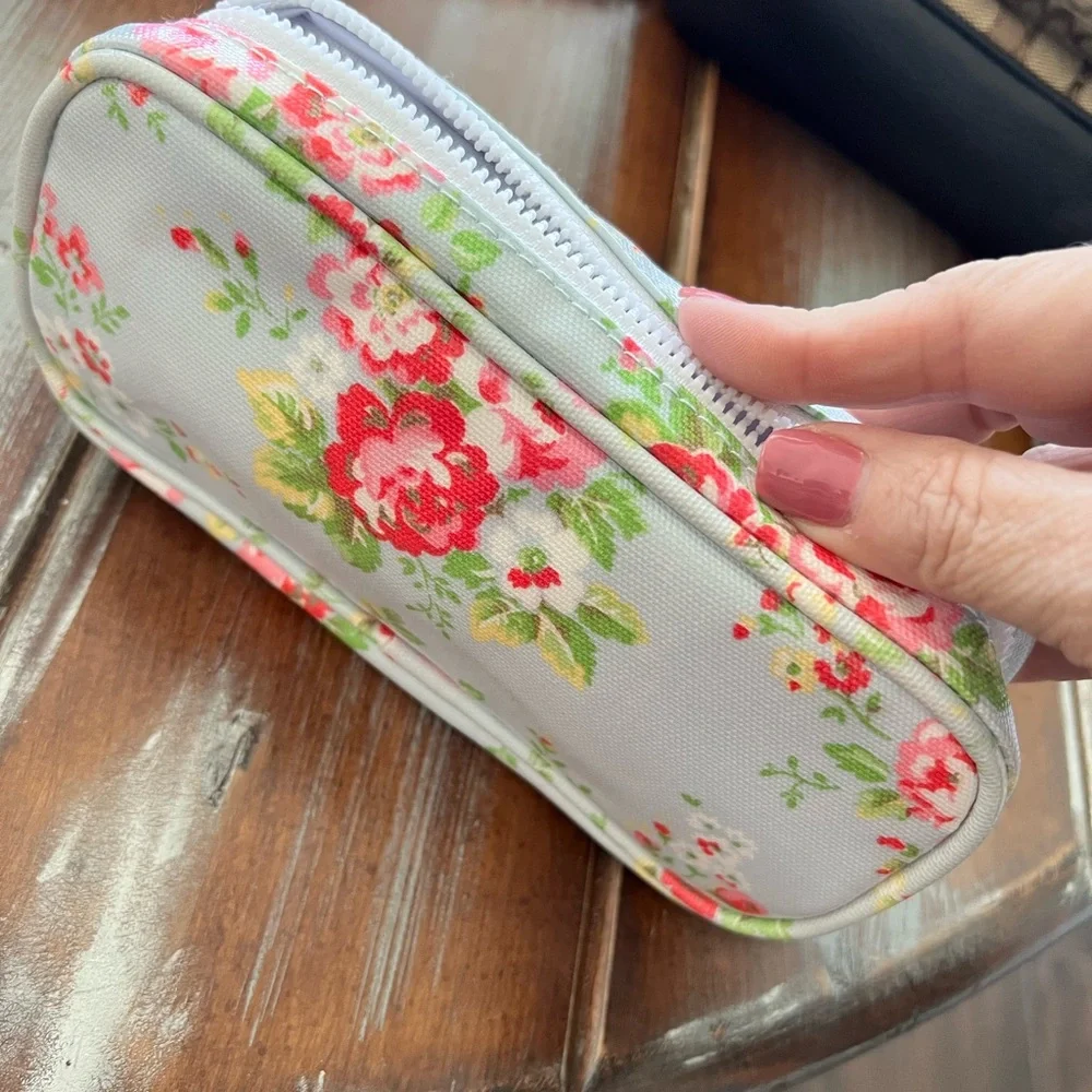 Cath Kidston White and Floral Cosmetic Bag - Picture 2 of 9